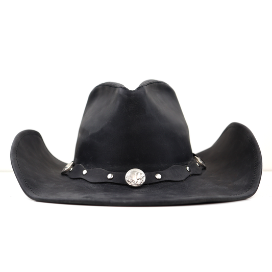 Rawhide Rodeo Leather Cowboy Hat