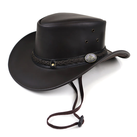 StellMan ShadowCrown Leather Hat