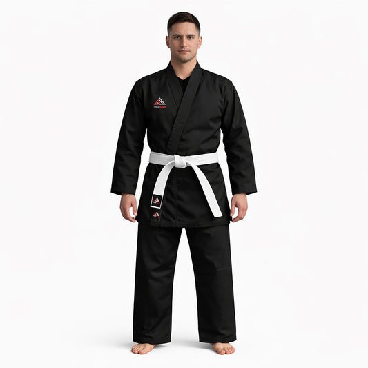 StellMan Men’s Black Karate Uniform Gi – Heavyweight Cotton Martial Arts Suit