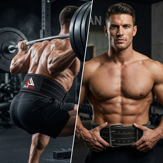 Leather Weight Lifting Belt for Men & Women – Gym, Squats & Deadlifts