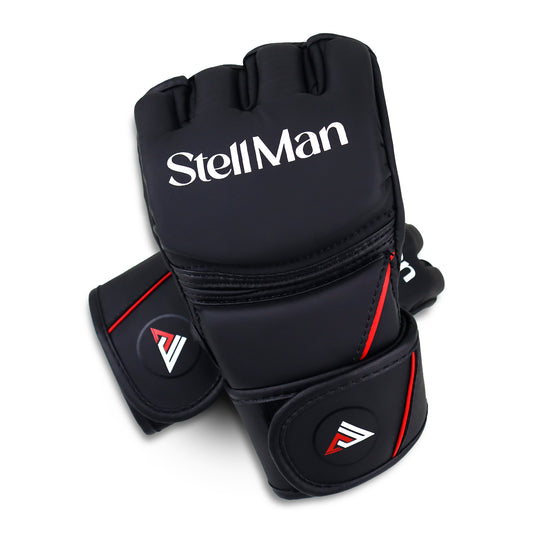 StellMan Grapplex MMA Gloves - Black