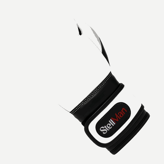 Stellman Knockout Kings Grappling Gloves-White/Black