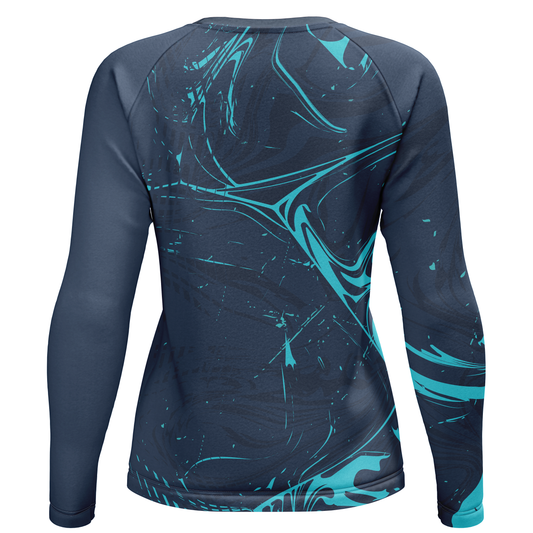 StellMan Flow Women's Sublimated Rash Guard – BJJ/MMA