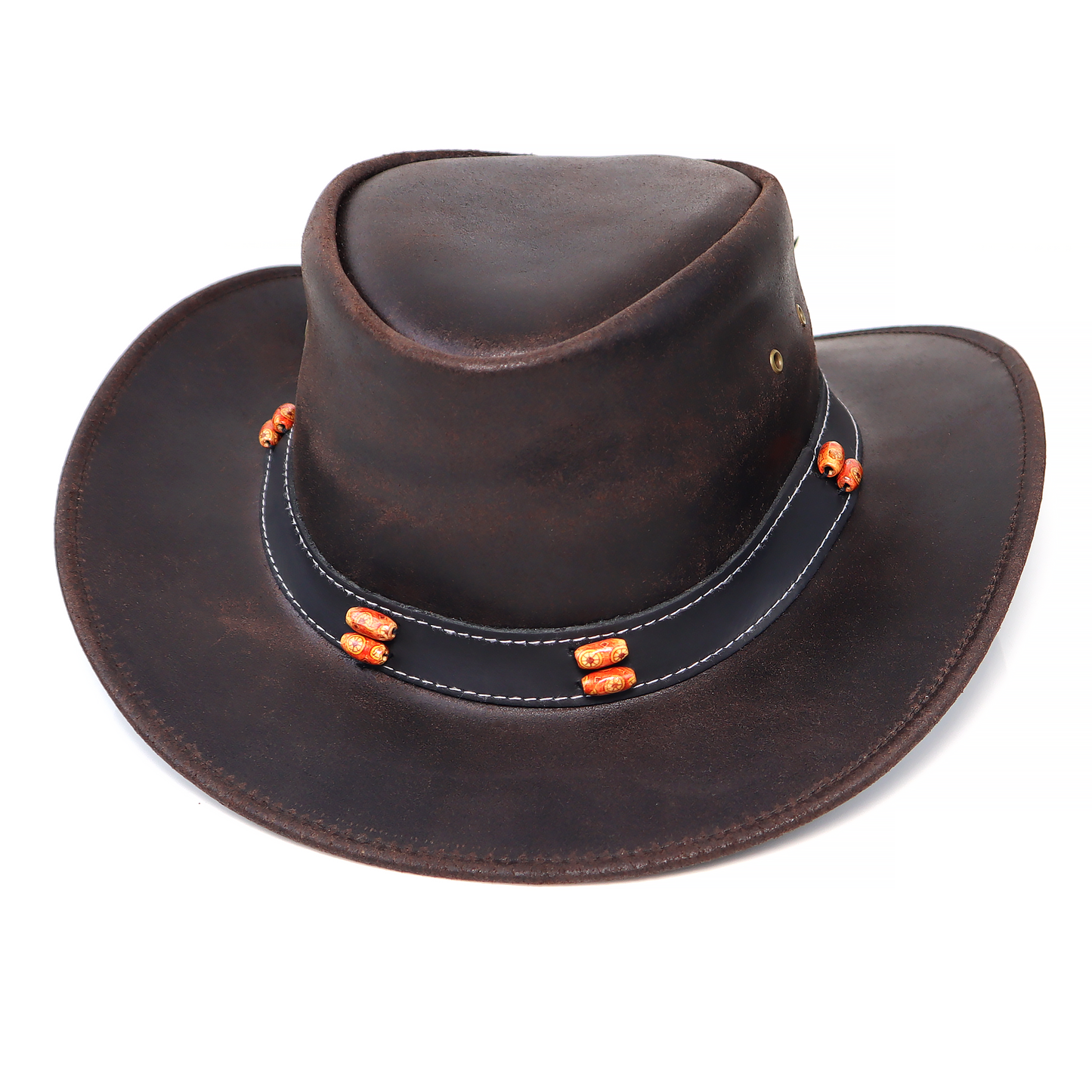 Stellman Smoke Dawson Leather Hats