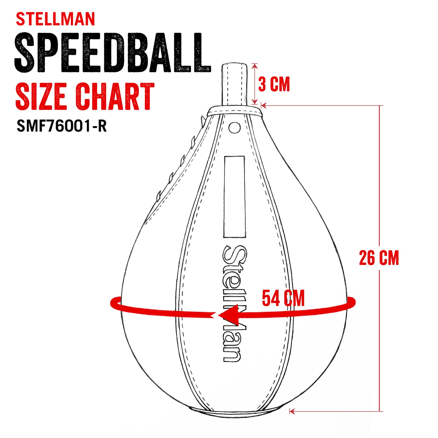 StellMan SwiftDrop Boxing Speed Ball - Classic Teardrop Design