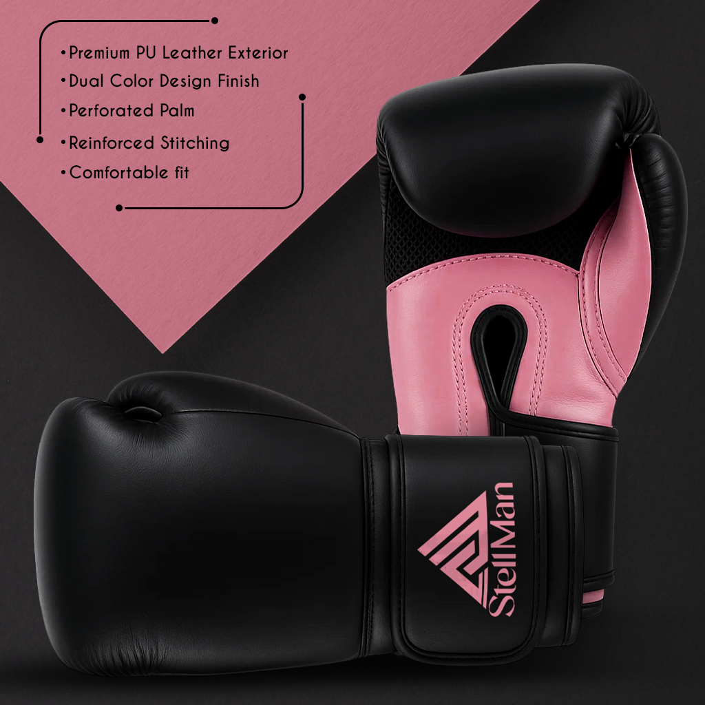 Stellman Armalite Grappling Gloves-Black/Pink
