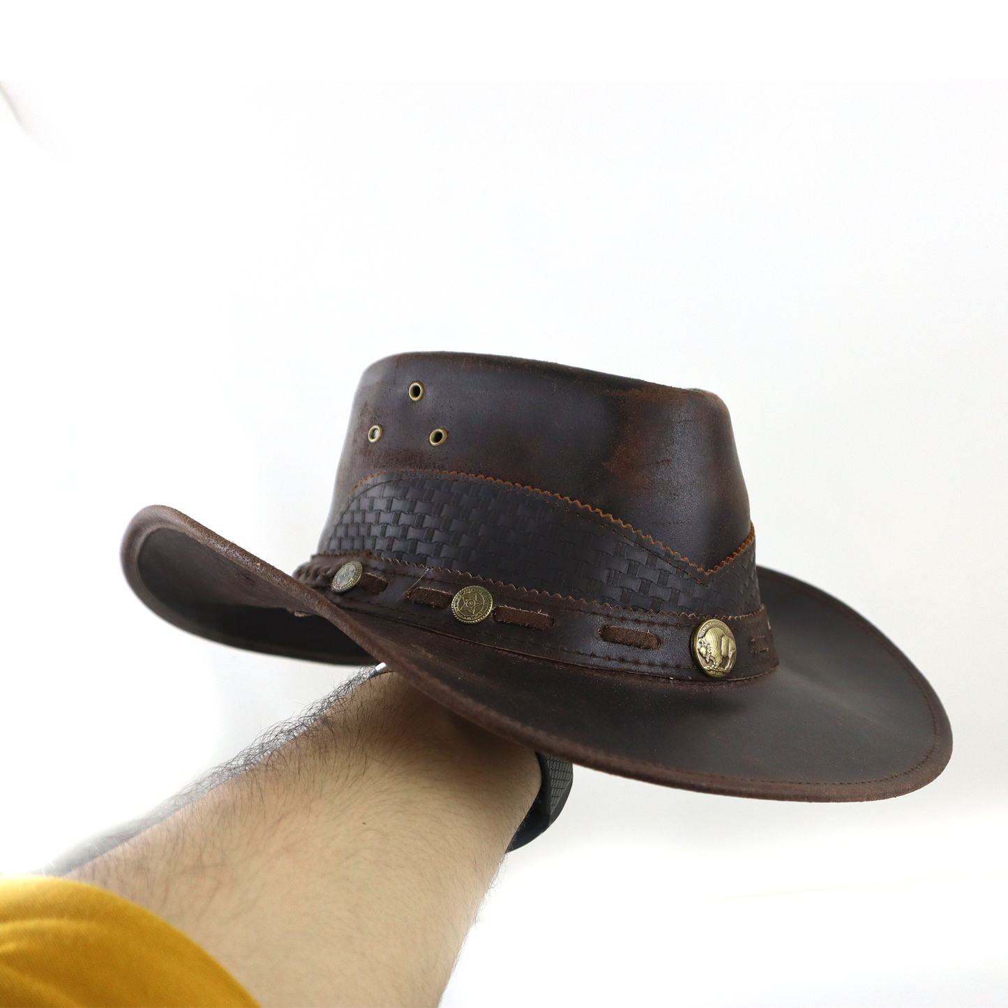 Stellman Wild West Lids Leather Hat