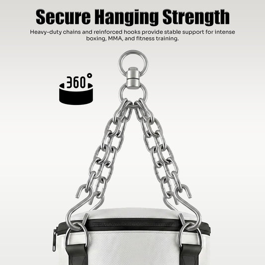 Stellman Compact MMA Hanging Punching Bag | Space-Saving Design