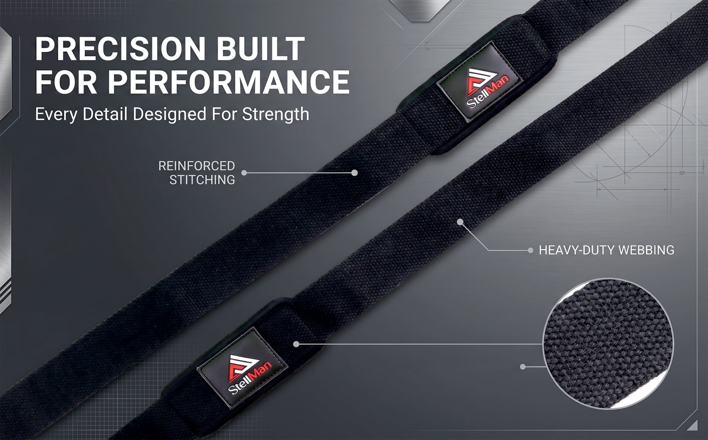 Stellman RecoilStrap X Weight Lifting Straps
