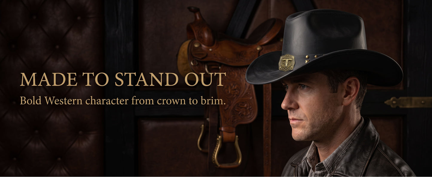 StellMan RogueBrand Leather Hat