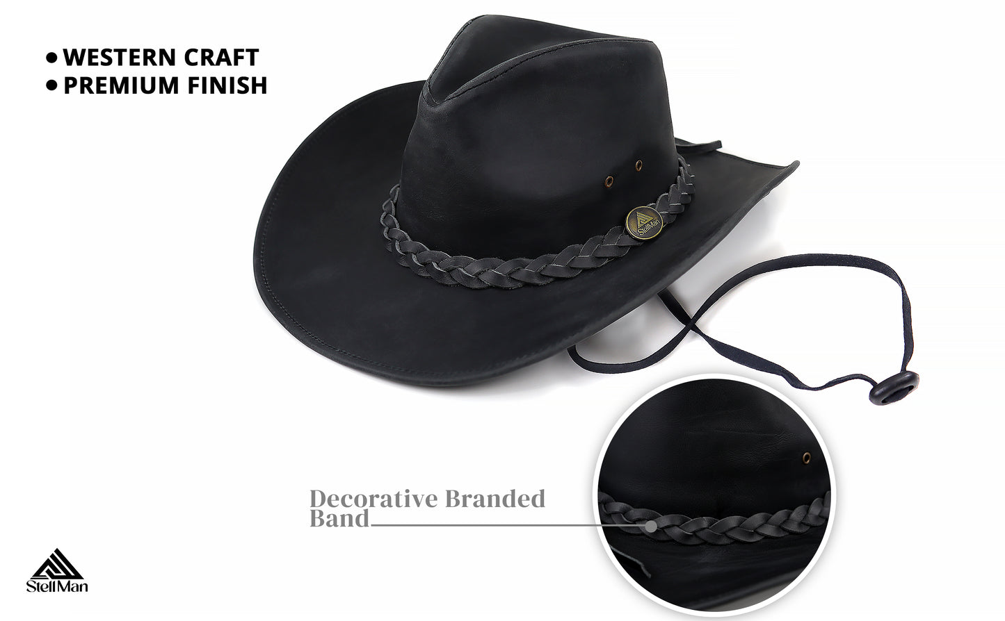 StellMan Blackridge Trail Leather Hat
