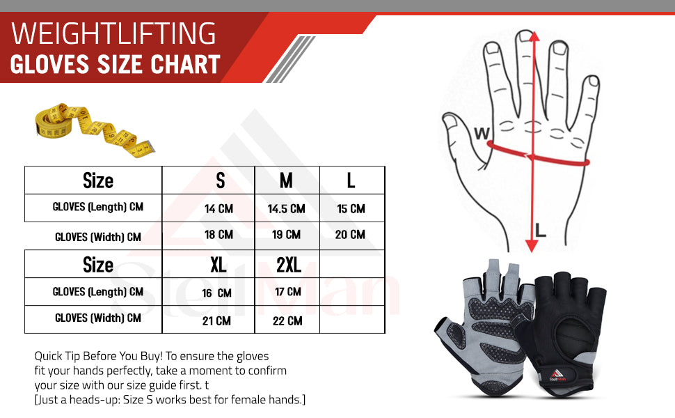 Stellman Road Cycling Gloves – Padded Palm, Non-Slip Grip
