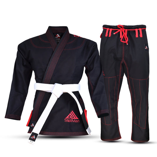 Stellman Core Black Brazilian Jiu Jitsu Mens BJJ Gi