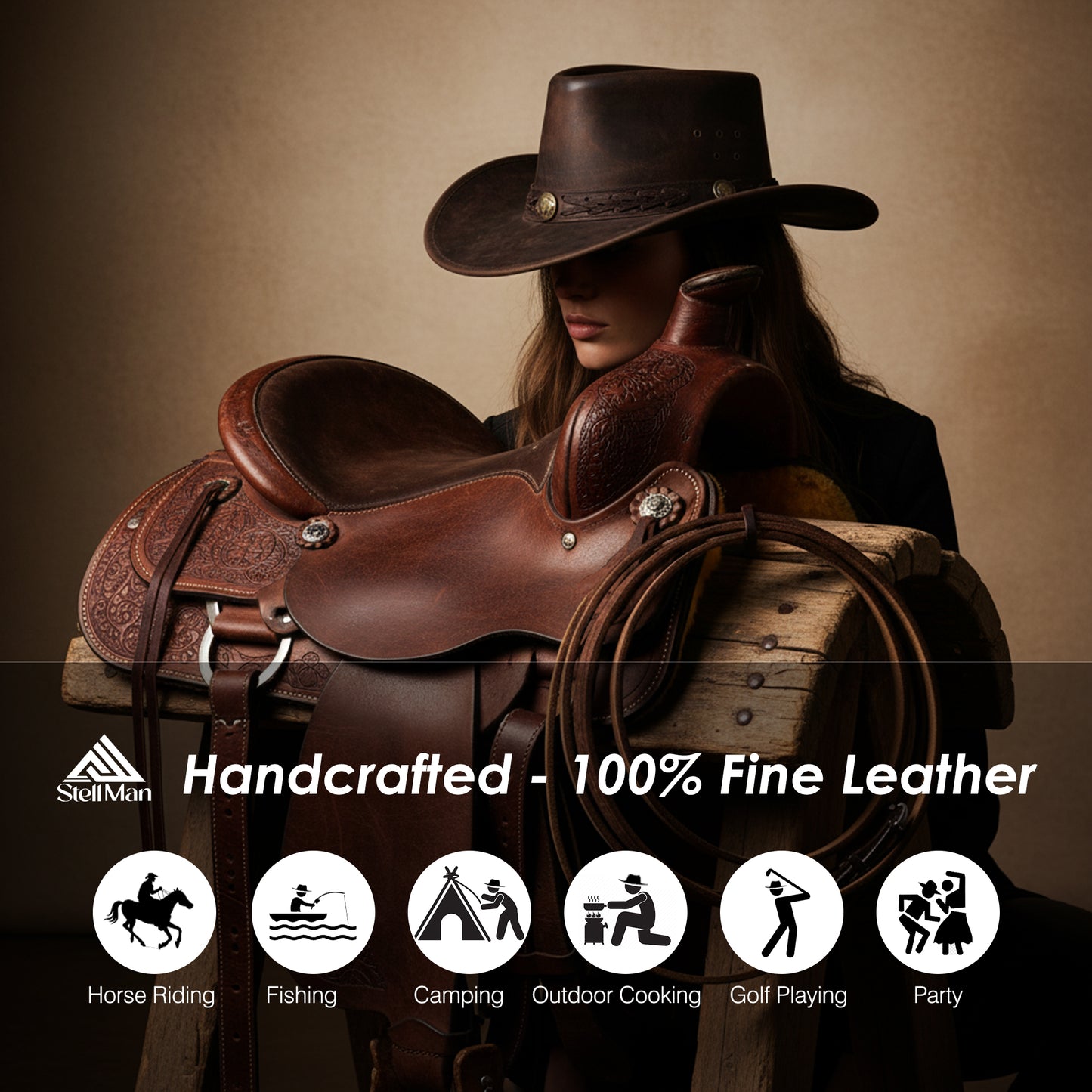 Stellman Rugged Rides & Leather Tides Hat