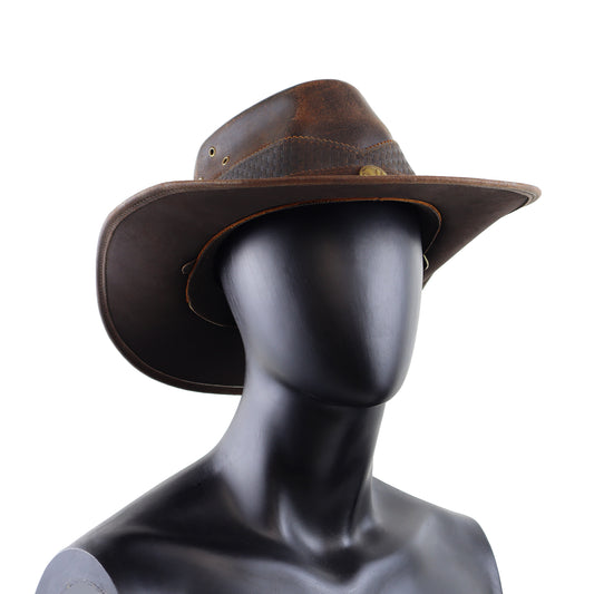 Stellman Wild West Lids Leather Hat