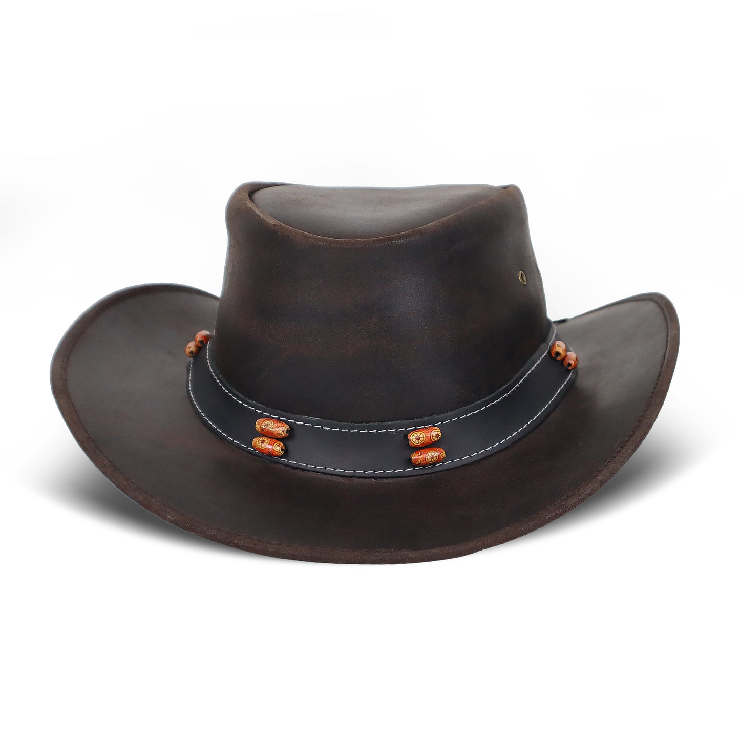 Stellman Smoke Dawson Leather Hats