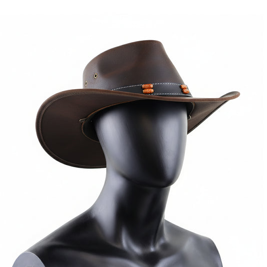 Stellman Smoke Dawson Leather Hats