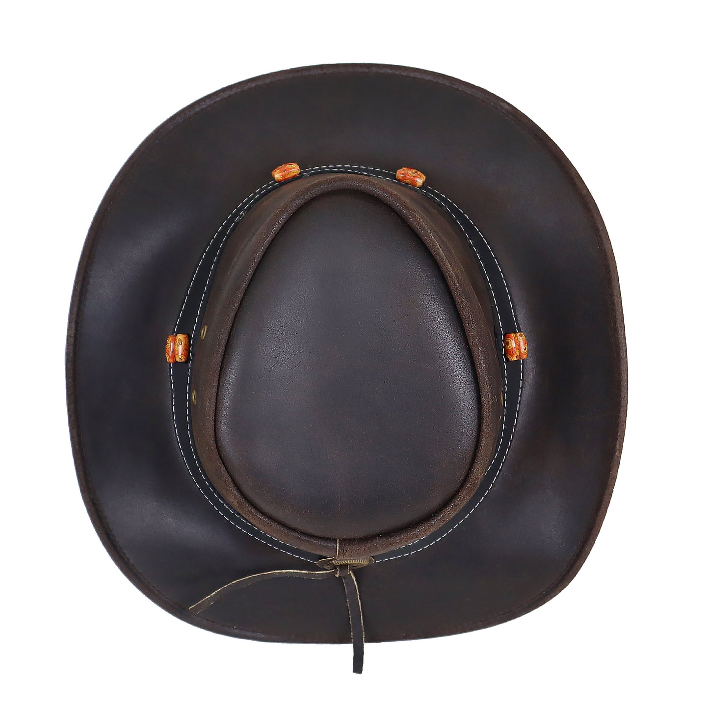 Stellman Smoke Dawson Leather Hats