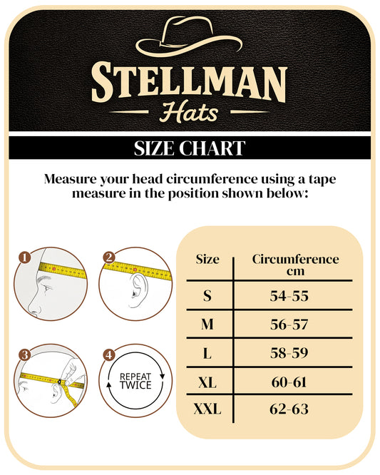 Stellman Wild West Lids Leather Hat