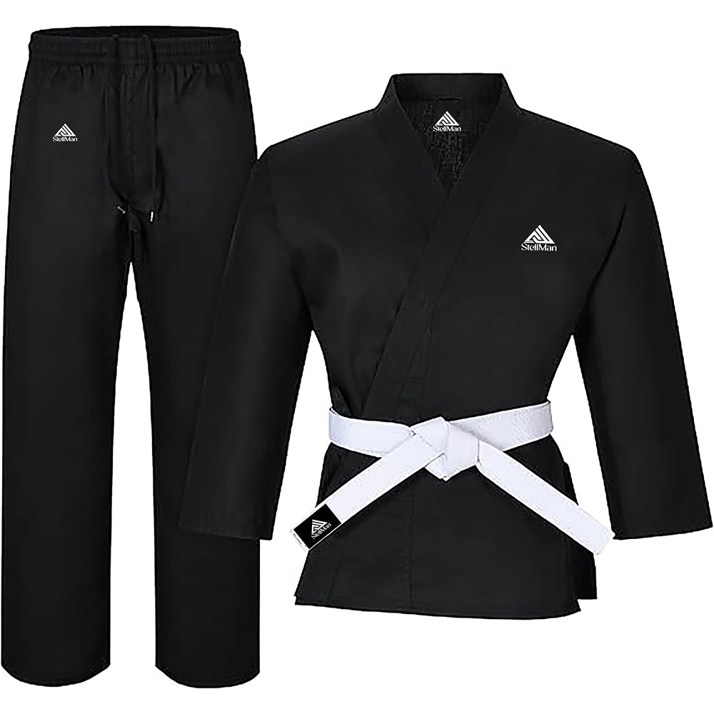 Stellman TitanWeave Karate Gi Uniform - Black