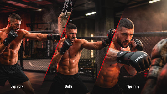 MMA Gloves for Different Training Styles: Bag Work, Drills, and Sparring