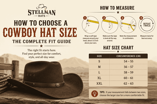 cowboy hat size guide