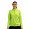 StellMan MoveTech Quarter-Zip Sweatshirt -  Lime Popsicle