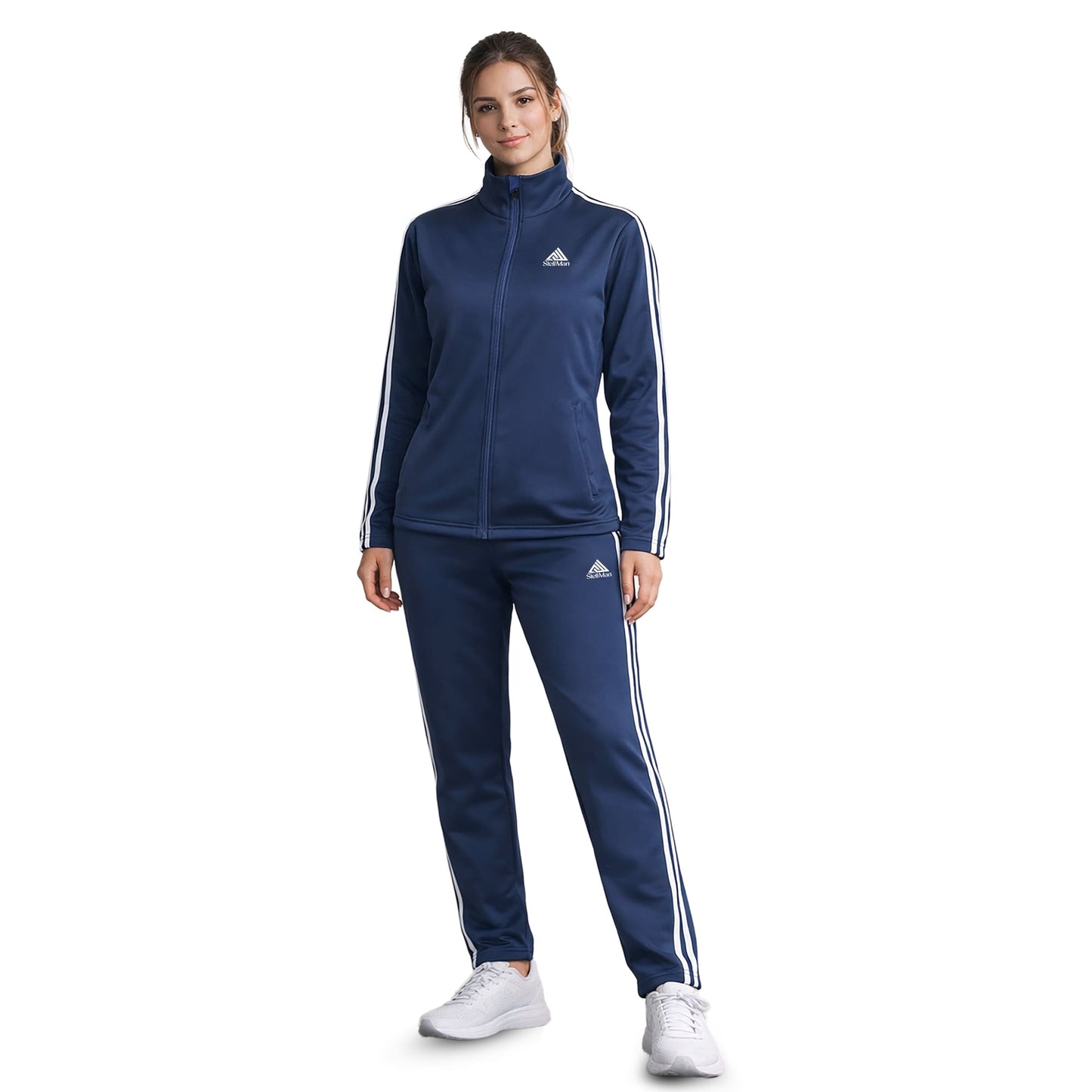 StellMan NovaStride Women’s Athletic Track Suit - Blue