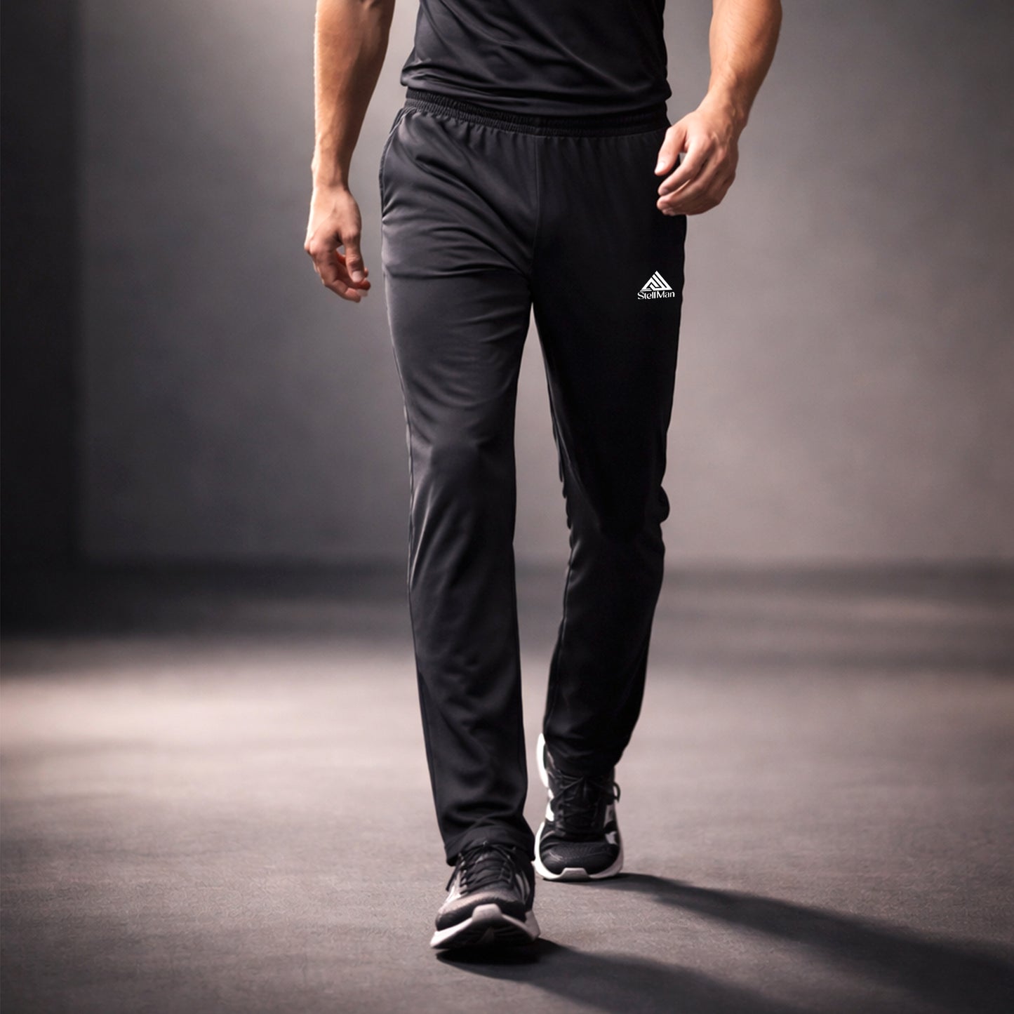 StellMan Men’s Sports Trousers DriveFlex – Quick-Dry Stretch Gym Running Training Pants