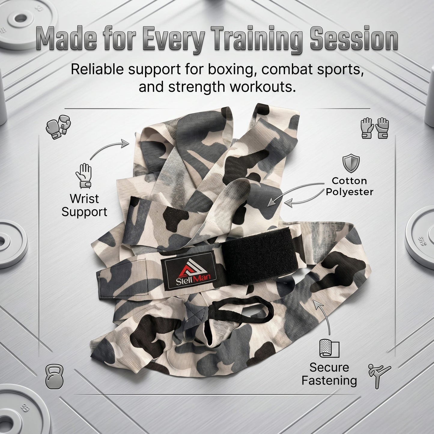 StellMan CamoGuard Boxing Hand Wrap