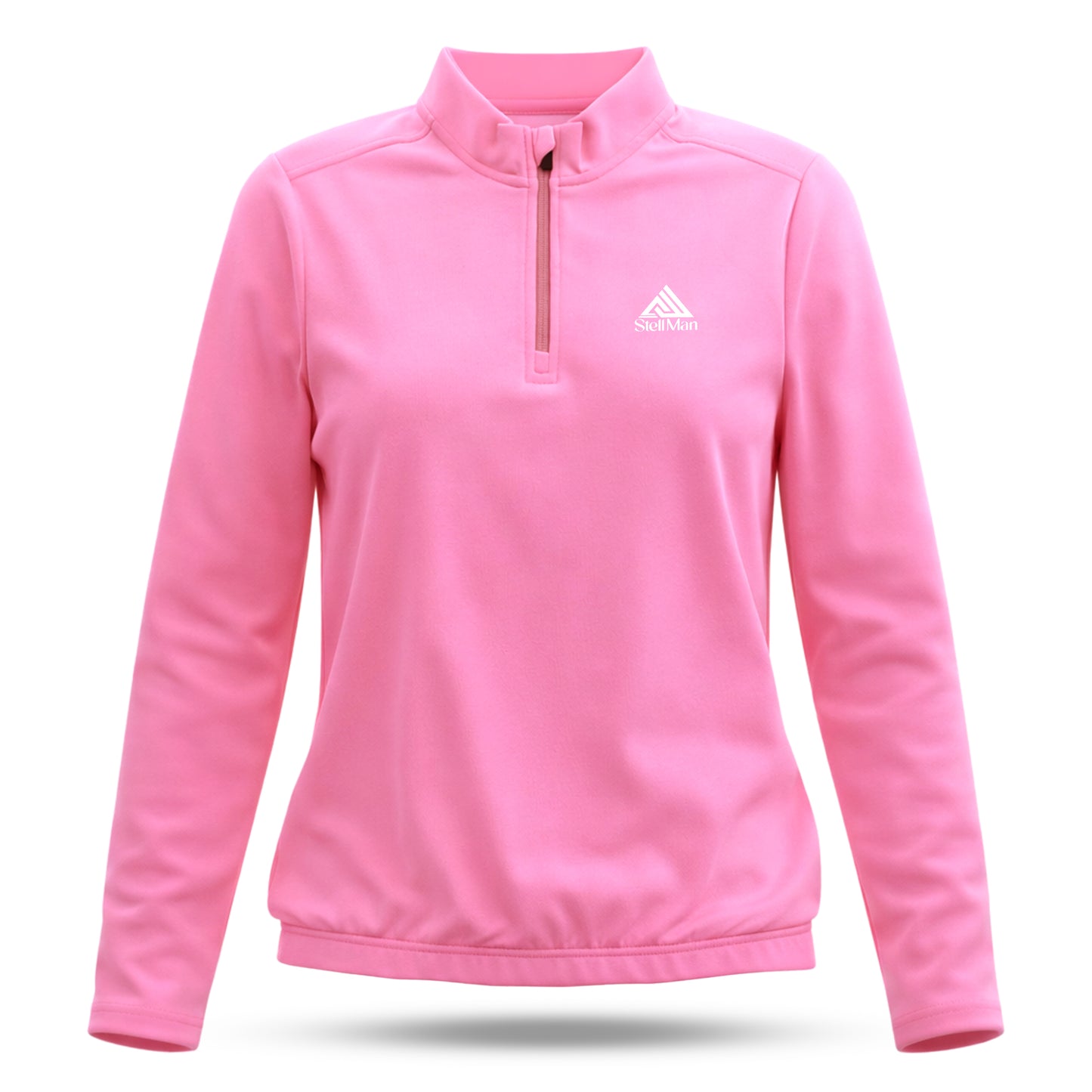 StellMan MotionScuba Quarter Zip Sweatshirt - Cotton Candy Pink