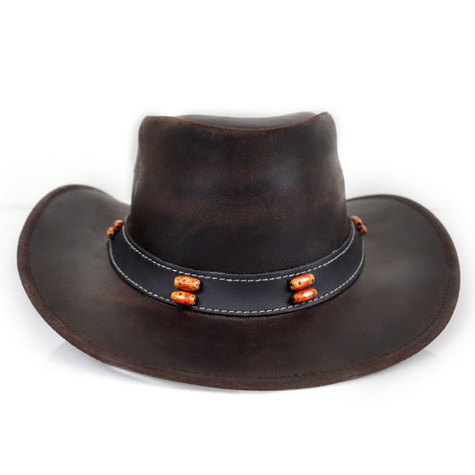 Stellman Smoke Dawson Leather Hats