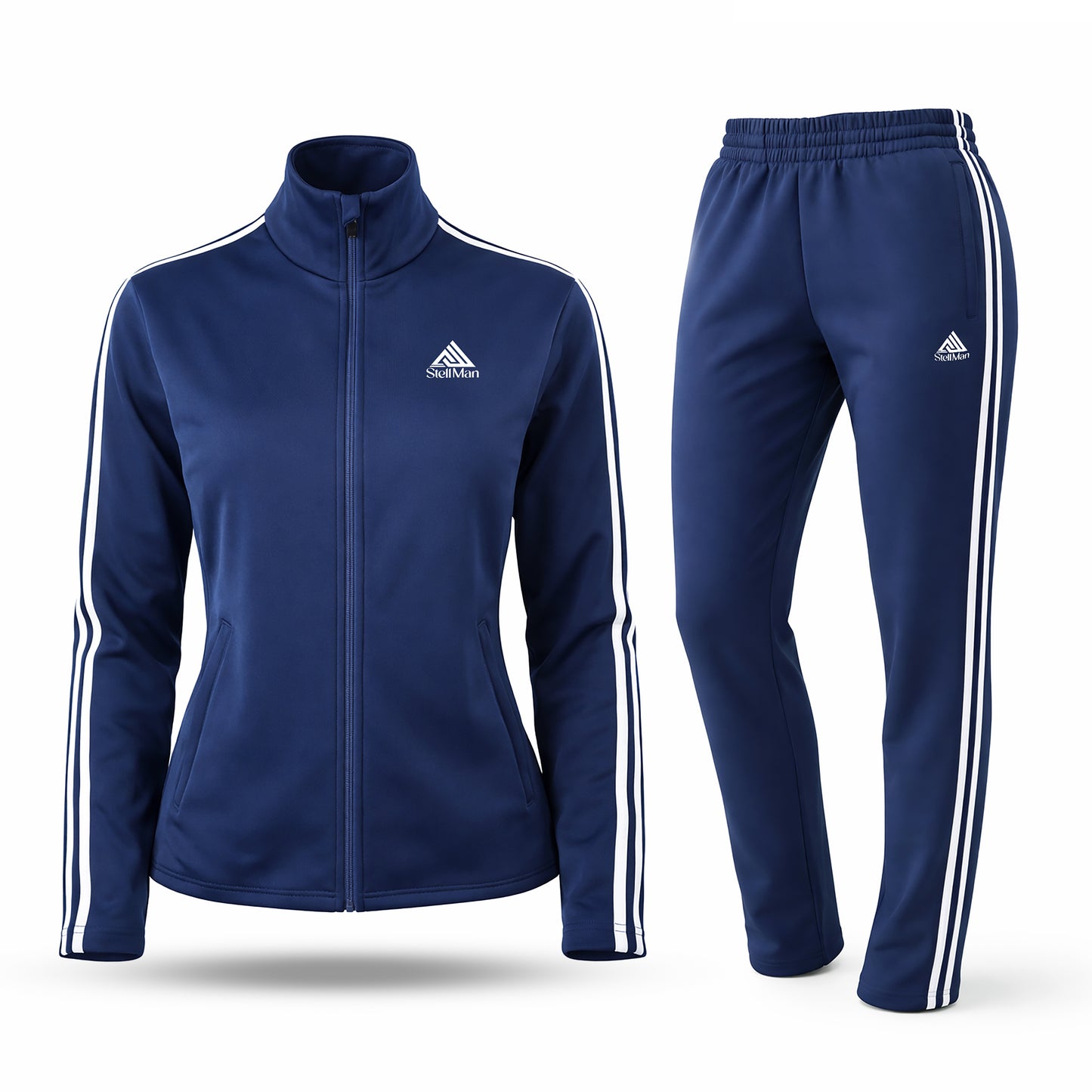 StellMan NovaStride Women’s Athletic Track Suit - Blue
