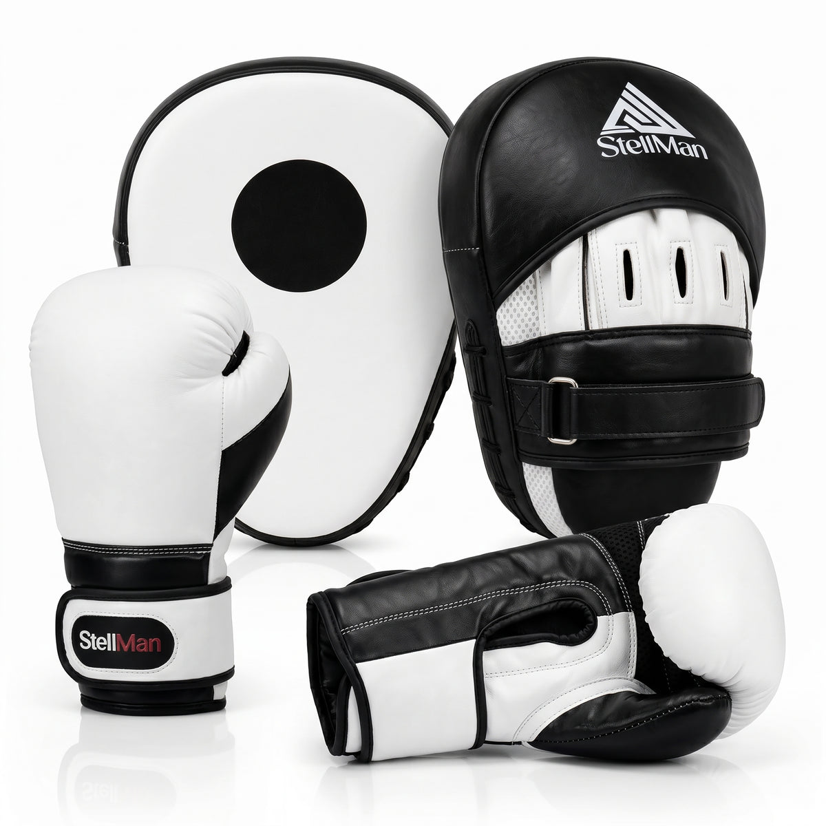 StellMan Boxing Gloves & Focus Pads Set for Training