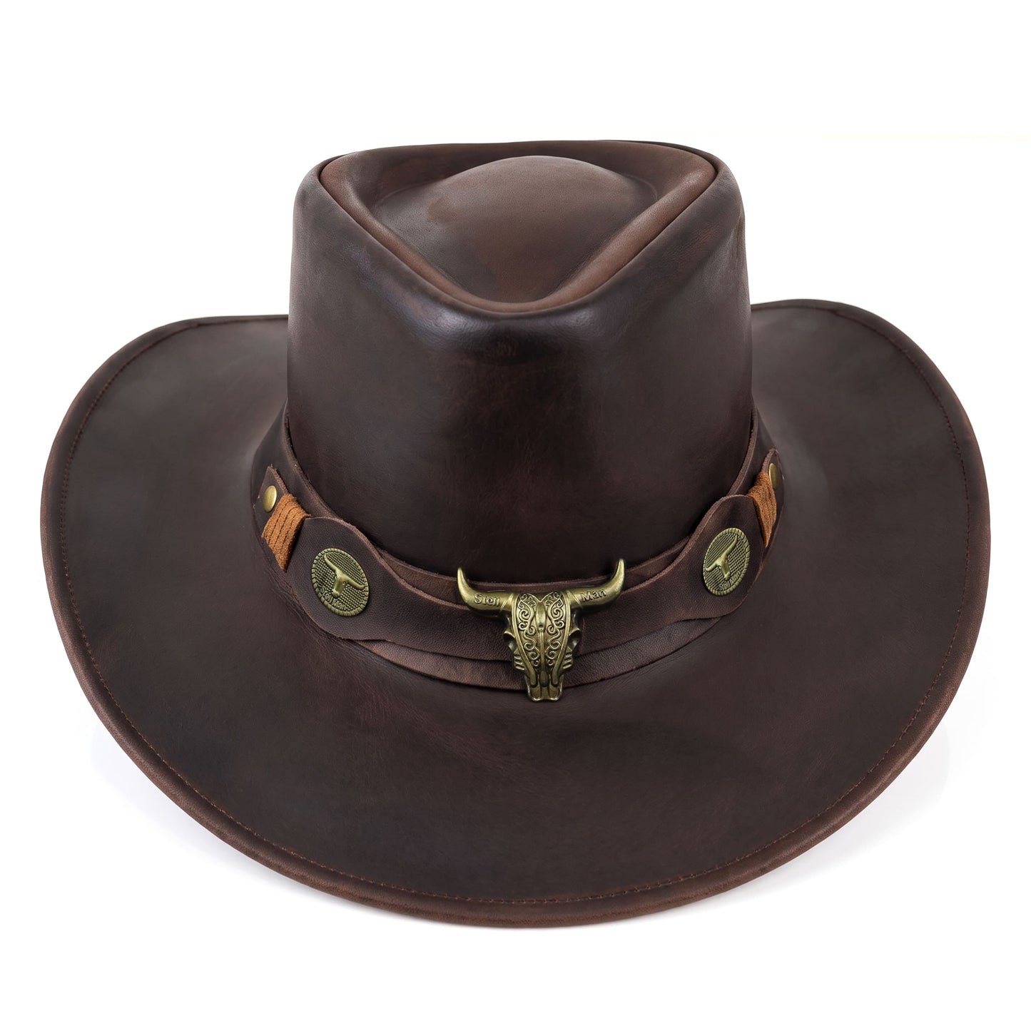 StellMan CanyonHorn Leather Hat