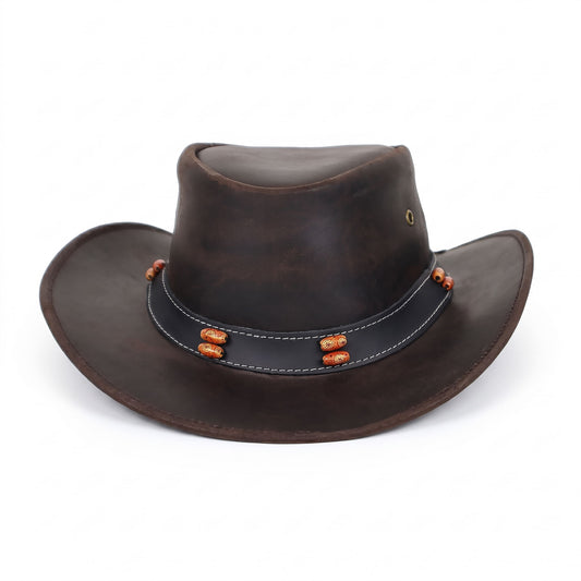 Stellman Smoke Dawson Leather Hats