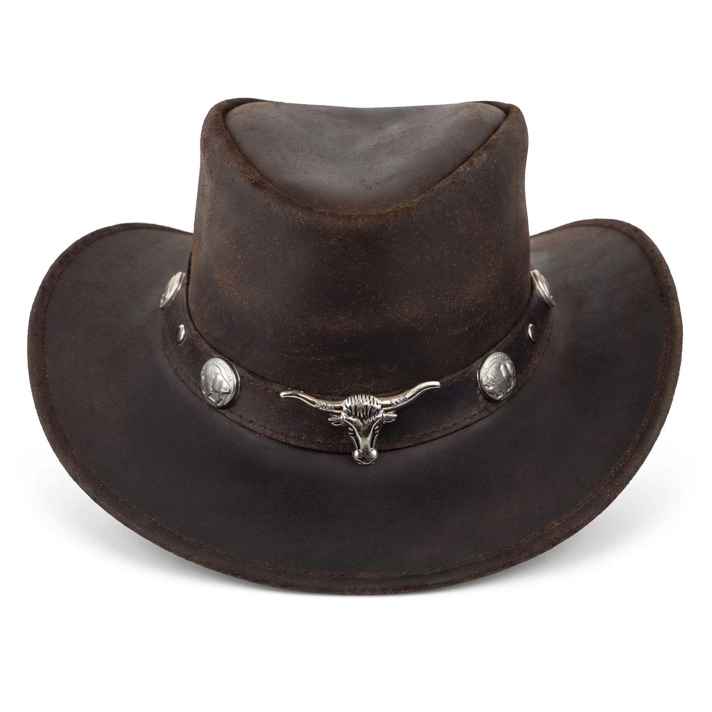 StellMan SilverHorn Leather Hat