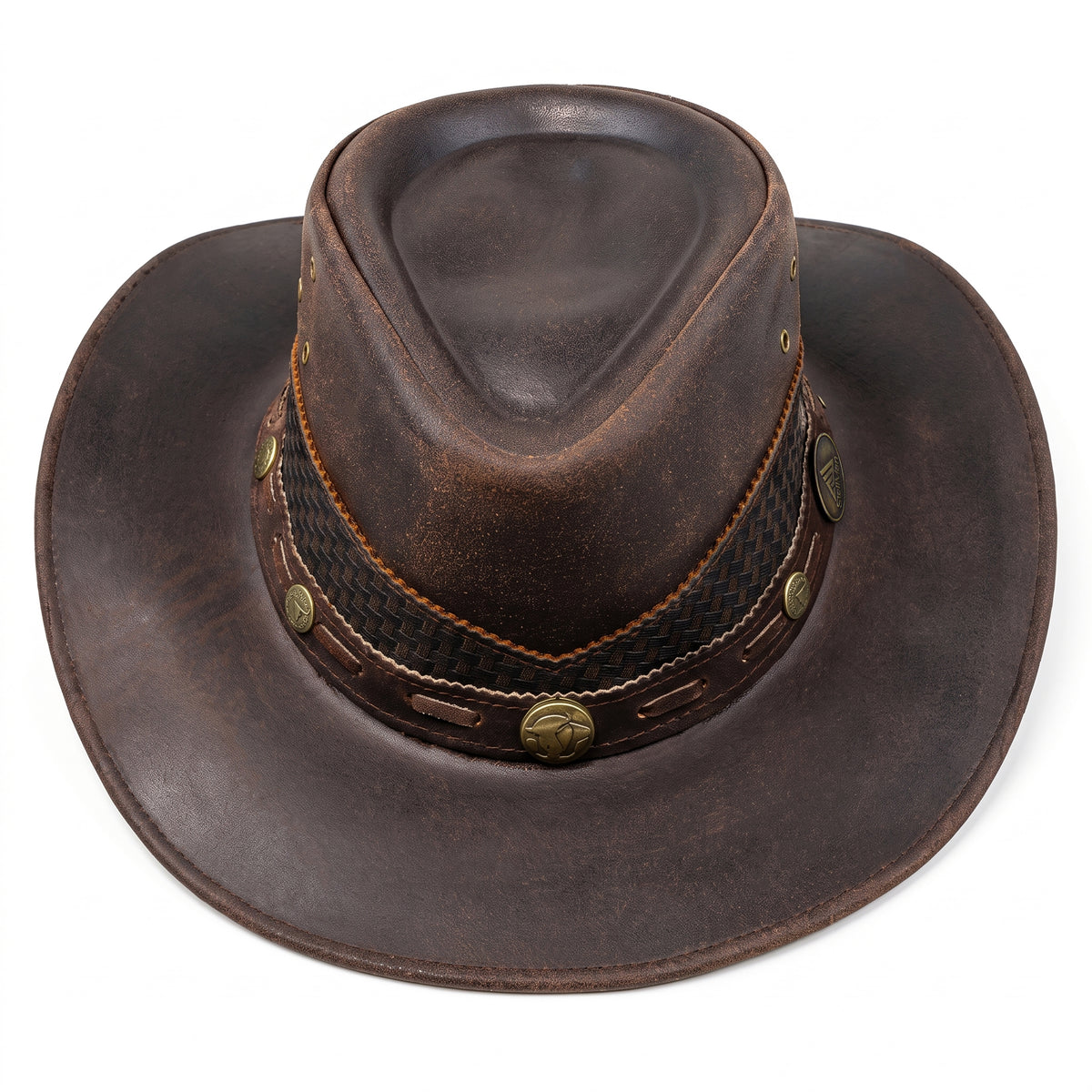 Stellman Wild West Lids Leather Hat