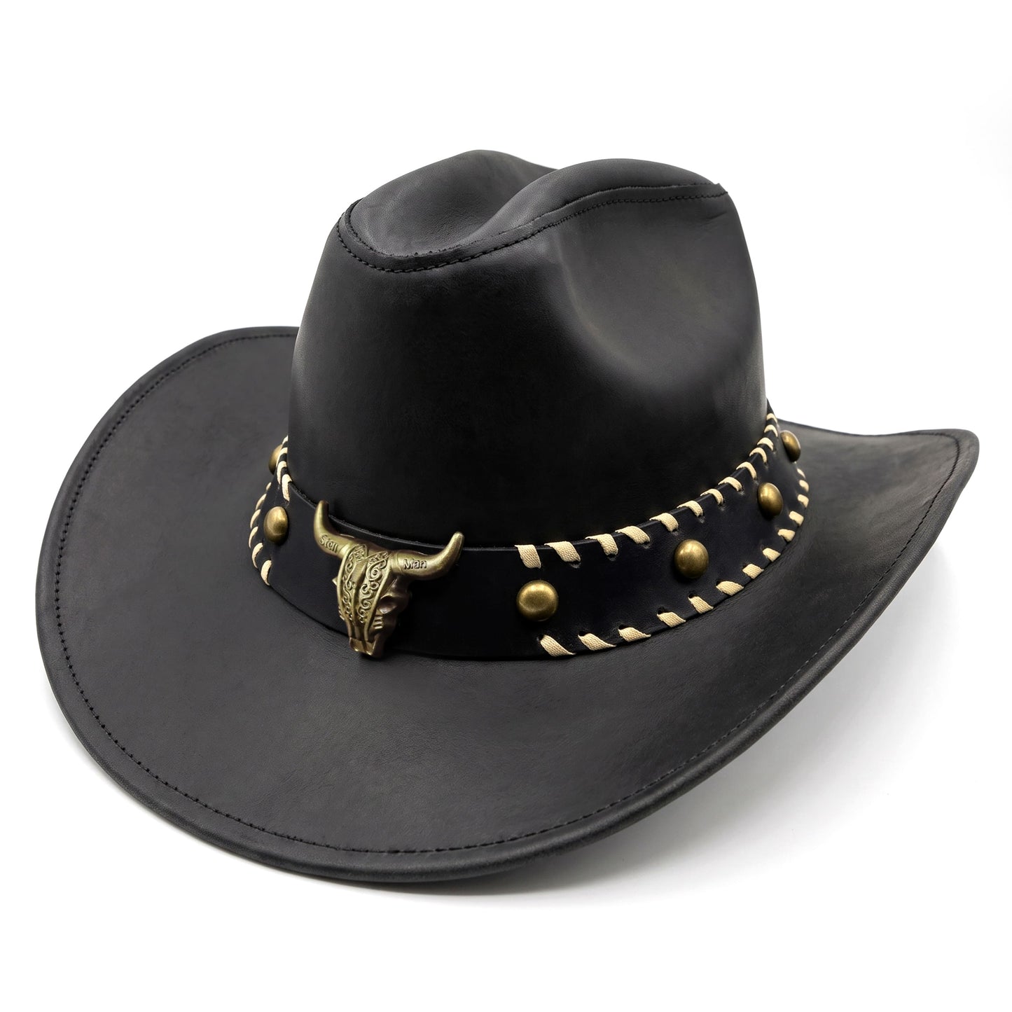 StellMan NightHorn Leather Hat