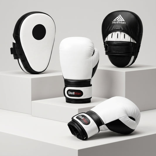 StellMan Boxing Gloves & Focus Pads Set for Training
