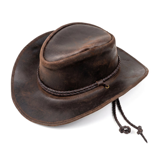 Stellman Midnight Rider Leather Cowboy Hats
