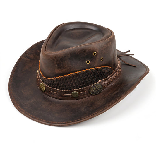 Stellman Wild West Lids Leather Hat