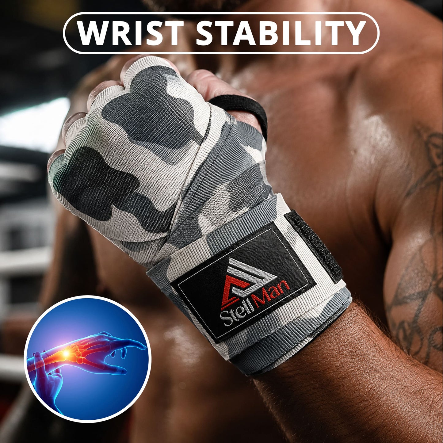 StellMan CamoGuard Boxing Hand Wrap