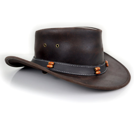 Stellman Smoke Dawson Leather Cowboy Hat