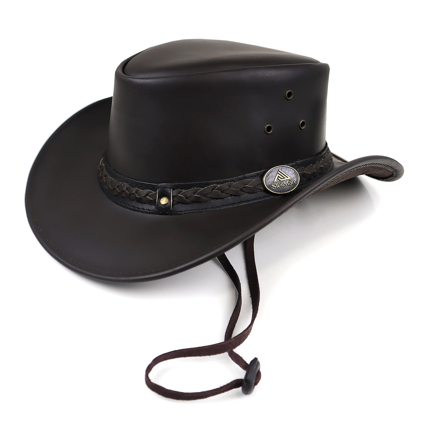 StellMan ShadowCrown Leather Hat