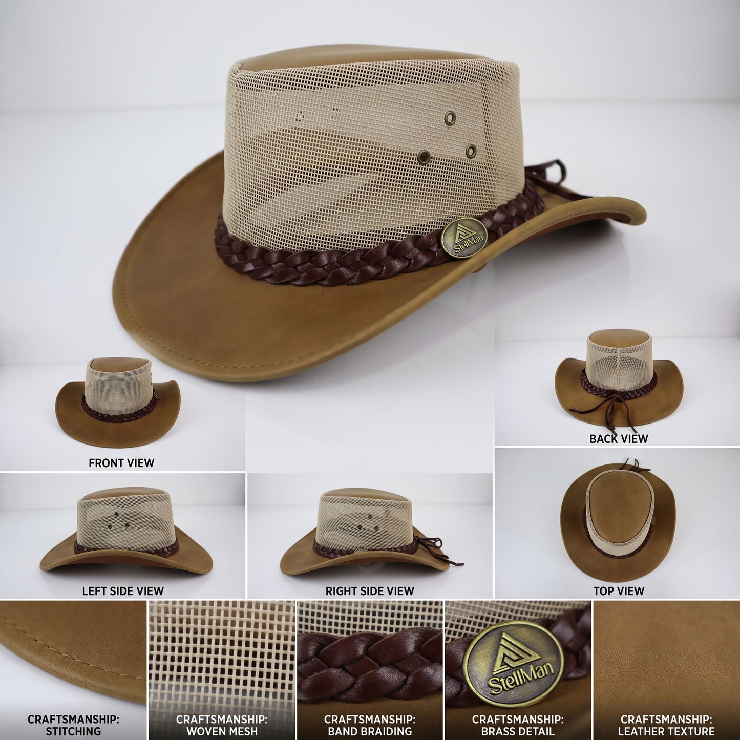StellMan SandTrail Leather Hat