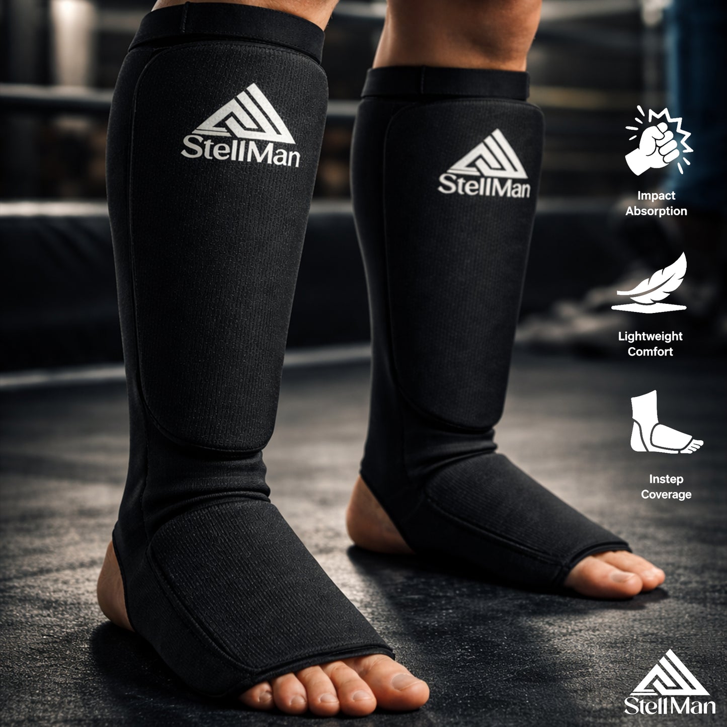 StellMan CombatFlex Shin & Instep Training Protectors
