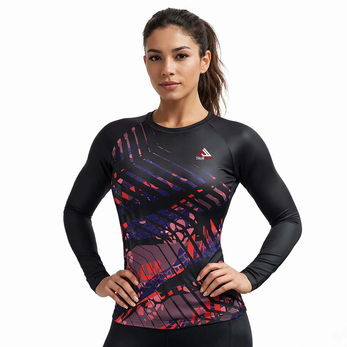 StellMan Vibe Women's Sublimated Rash Guard – Performance