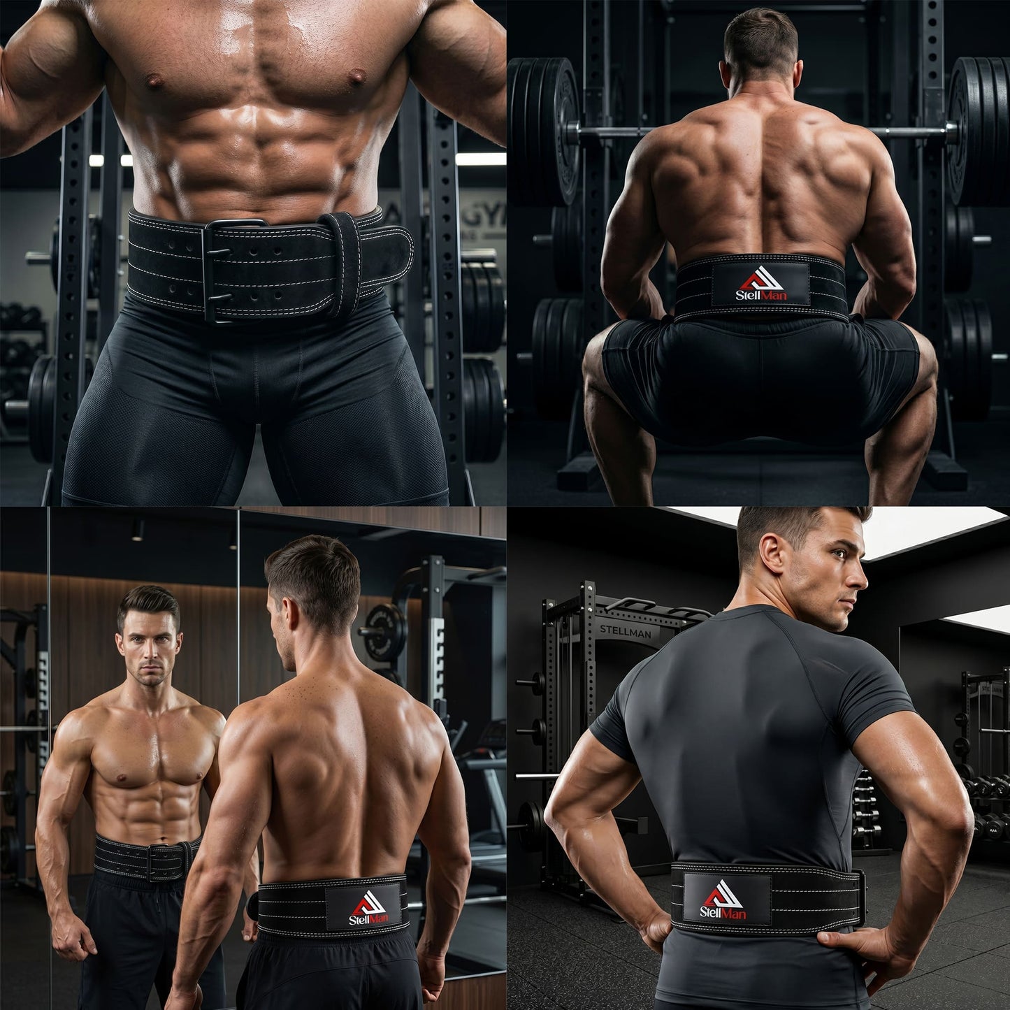 Leather Weight Lifting Belt for Men & Women – Gym, Squats & Deadlifts
