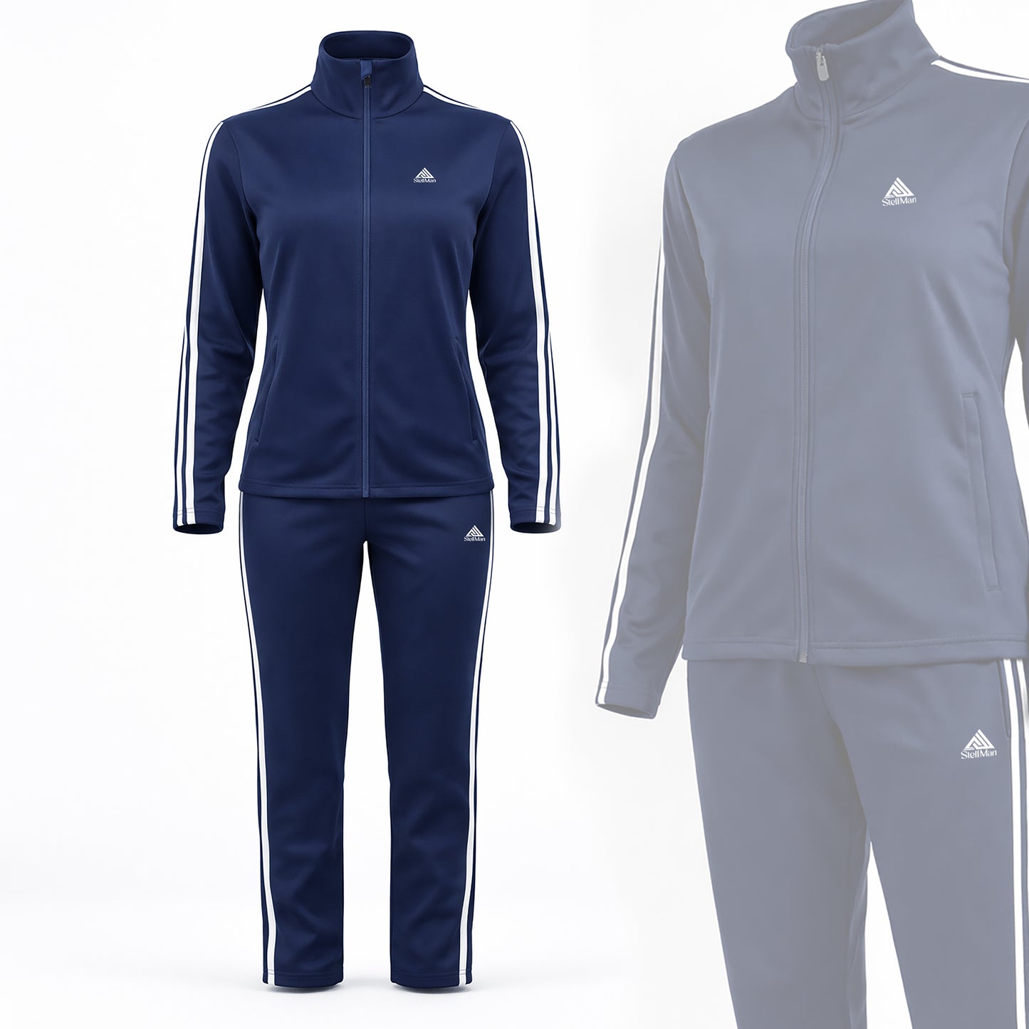 StellMan NovaStride Women’s Athletic Track Suit - Blue